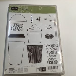 Stampin’ Up Coffee Cafe and Coffee Cup Framelet set